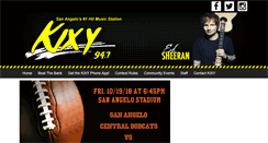 Desktop Screenshot of kixyfm.com