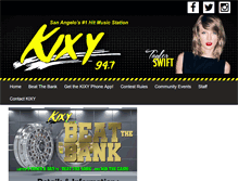 Tablet Screenshot of kixyfm.com
